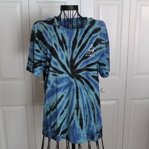 tie dye HUF t-shirt